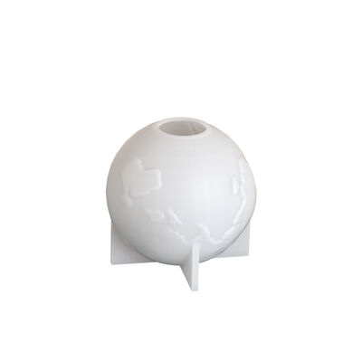 Round Scented Candle Ornament Resin Casting Mold DIY Earth Gypsum Accessory Silicone Mold Wholesale