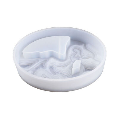DIY Crystal Dropper Mold, Elliptical Terraced Pot Mold, Table Decoration, Silicone Mold