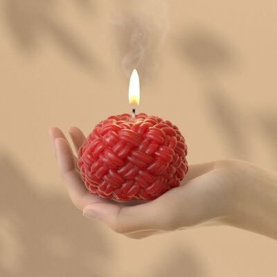 Santa Anna Flower Weaving Yarn Ball Aromatherapy Candle Silicone Mold DIY Gypsum Pendant Dropping Grinding Machine