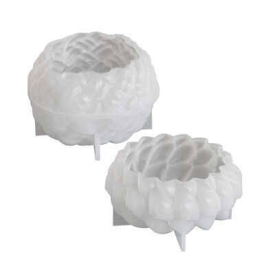Santa Anna Flower Weaving Yarn Ball Aromatherapy Candle Silicone Mold DIY Gypsum Pendant Dropping Grinding Machine