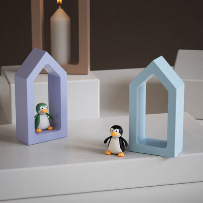Large, Medium And Small-sized House Dropper Candle Mold Aromatherapy Gypsum Hollow House Base Silicone Mold