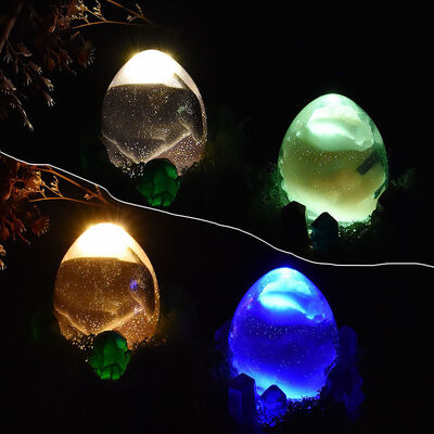 DIY Crystal Dropper Egg Shaped Dragon Egg Dragon Baby Integrated Starry Sky Ball Night Light Mirror Silicone Mold