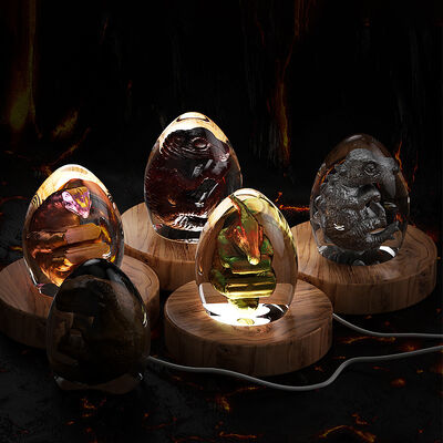 DIY Crystal Dropper Egg Shaped Dragon Egg Dragon Baby Integrated Starry Sky Ball Night Light Mirror Silicone Mold