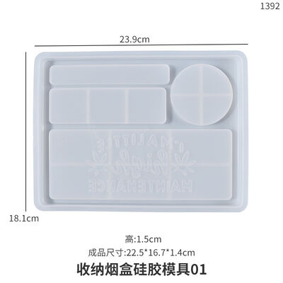 DIY Crystal Dropping Gel Mold Ashtray Meal Plate Storage Box Silicone Mold Spot Wholesale