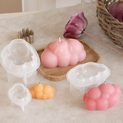 Crystal Dropper Glue Large, Medium, Small, 3D Cloud Cluster Decoration DIY Aromatherapy Gypsum Candle Silicone Mold