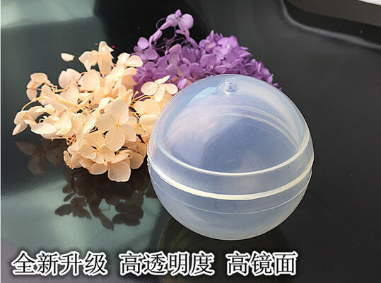 DIY Handmade Jewelry With Crystal Dropper, Silicone Ball Mold, Dried Flower, High Mirror Surface, Hemispherical Ornament