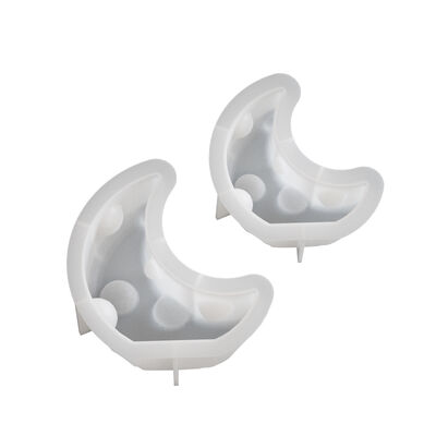 DIY Crystal Dropping Gel Mirror Resin Moon Cheese Gypsum Candle Decoration Decoration Silicone Mold
