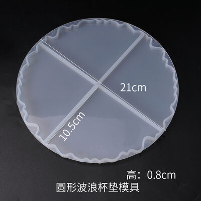 DIY Crystal Dropper Mold, Wave Coaster Mold, Handmade Mirror Resin Table, Silicone Mold