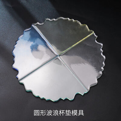 DIY Crystal Dropper Mold, Wave Coaster Mold, Handmade Mirror Resin Table, Silicone Mold