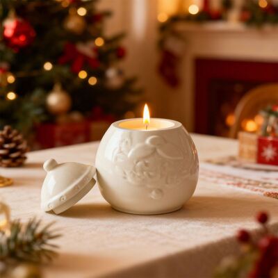 Big Bearded Santa Claus Storage Can Silicone Mold DIY Aromatherapy Gypsum Candle Cup Dropping Mold