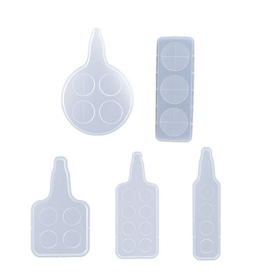 DIY Crystal Dropper Storage Tray Mold, Wine Cup Tray, Red Wine Cup Coaster Storage Silicone Mold