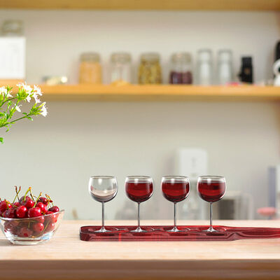 DIY Crystal Dropper Storage Tray Mold, Wine Cup Tray, Red Wine Cup Coaster Storage Silicone Mold
