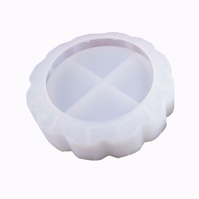 DIY Crystal Dropper Mirror Ashtray Silicone Mold Lace Ashtray Silicone Mold New Model