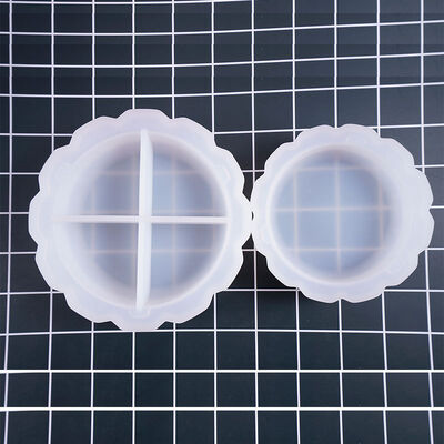 DIY Crystal Dropper Mirror Ashtray Silicone Mold Lace Ashtray Silicone Mold New Model