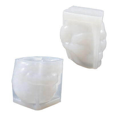 Cráneo de cuervo transfronterizo vela perfumada Molde de silicona Halloween con tema oscuro Figura de yeso hecha a mano Molde