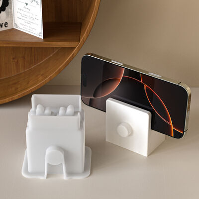 Molde de silicona multifuncional para portalápices de yeso de resina, caja de almacenamiento, tarjetero, portalentes, soporte para teléfono
