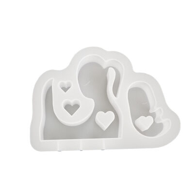 Crystal Dropper Gel Mother Child Parent-child Puzzle DIY Mother's Day Gypsum Cement Candle Ornament Silicone Mold