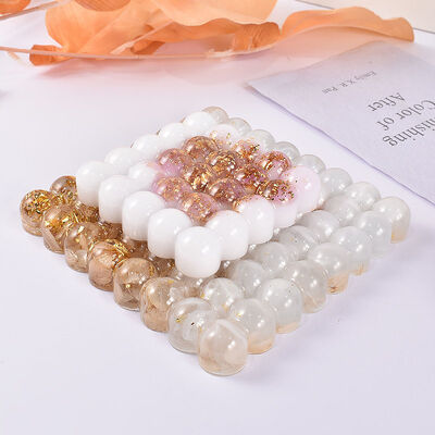 Drip Glue DIY Magic Ball Round Bead Air Cushion Gypsum Mat Grinding Round Bead Cup Mat Table Hanging Silicone Mold