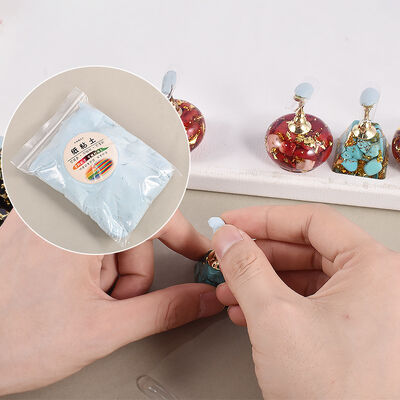 DIY Drip Glue Nail Practice Stand Round Cut Flower Geometric Trapezoidal Nail Base Silicone Mold