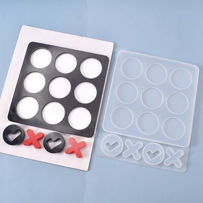 DIY Crystal Dropping Gel Mold Nostalgic Childhood Fun Game Well Chess Silicone Mold Spot Wholesale