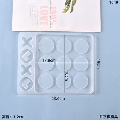 DIY Crystal Dropping Gel Mold Nostalgic Childhood Fun Game Well Chess Silicone Mold Spot Wholesale