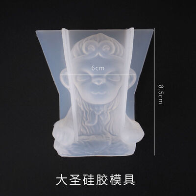 Moda de goteo de cristal DIY, Qi Tian Da Sheng Sun Wukong Moda, Ornamento de automóvil de aromaterapia Molde de silicona