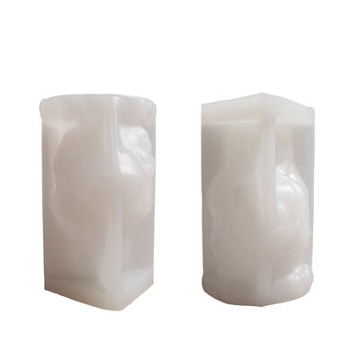 Esqueleto 3D Cestión fantasma Candela de calabaza Molde de silicona DIY Halloween Aromaterapia Molde de yeso