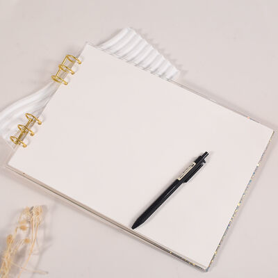 Crystal Drop Adhesive A4 Notebook Written Mold Horizontal And Vertical A4 Notebook Sub Cover DIY Book Cover Silicone Mold
