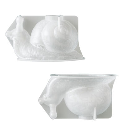 Creative 3D Snail Candlestick Silicone Mold DIY Small Animal Aromatherapy Candle Base Gypsum Mold