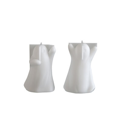 Halloween Series 3D Ghost Stage Silicone Mold DIY Aromatherapy Gypsum Candle Ghost Mold