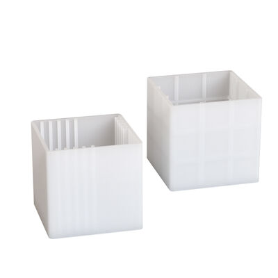 Cube Vertical Grid Aromatherapy Candle Stand Silicone Mold Cube Cube Gypsum Mold