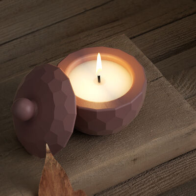 DIY Crystal Dropper Storage Box, Flower Pot Jar, Round Hexagonal Cut Pattern, Gypsum Candle Cup, Silicone Mold