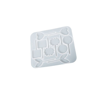 DIY Drip Glue Resin Gypsum Plant Pottery Card Insertion Sign Flower Marking Card Silicone Mold