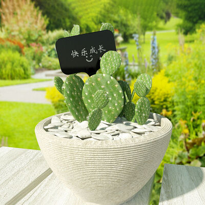 DIY Drip Glue Resin Gypsum Plant Pottery Card Insertion Sign Flower Marking Card Silicone Mold