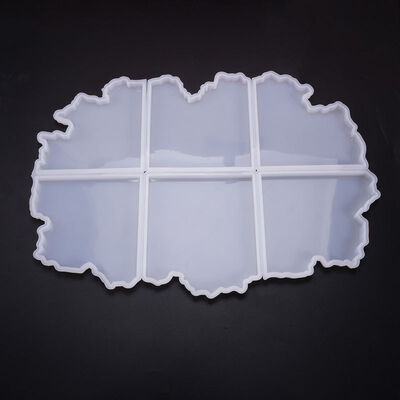 DIY Crystal Dropping Glue Mold Irregular Platform Splicing Cup Mat Multiple Jewelry Ornament Decoration Silicone Mold