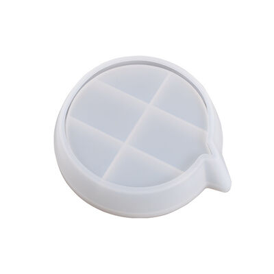 DIY Drip Glue Round Plate Mold Plate Mold Cloud Round Square Storage Tray Silicone Mold