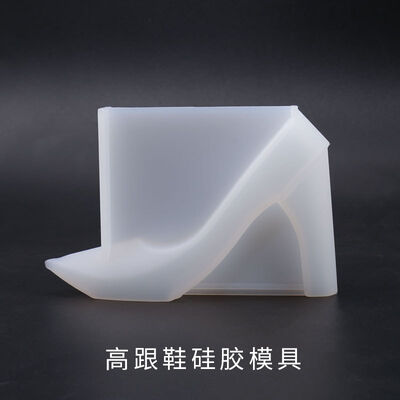 DIY Crystal Dropping Gel Mold High Heel Shoe Ornament Platform Decoration Mold Three Dimensional Shoe Silicone Mold
