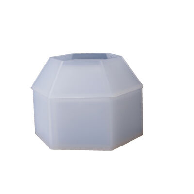 DIY Crystal Dropping Glue Mold Storage Jewelry Box Mold Hexagonal Storage Box Gift Box Silicone Mold