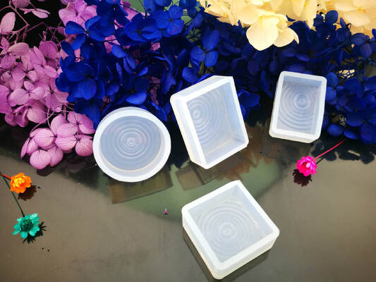 Ripple Pendant Mold, Lake Water Ripple Silicone Mold, Crystal Drop Adhesive DIY Jewelry