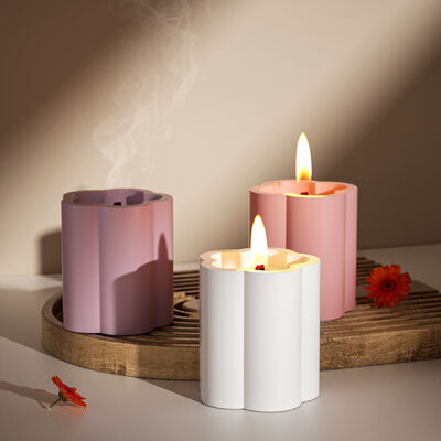 DIY Dropper Resin Four Leaf Clover Five Leaf Petal Aromatherapy Gypsum Candle Cup Storage Jar Silicone Mold