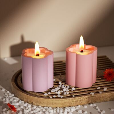 DIY Dropper Resin Four Leaf Clover Five Leaf Petal Aromatherapy Gypsum Candle Cup Storage Jar Silicone Mold