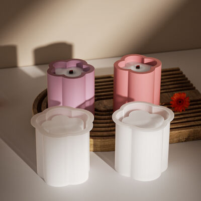 DIY Dropper Resin Four Leaf Clover Five Leaf Petal Aromatherapy Gypsum Candle Cup Storage Jar Silicone Mold