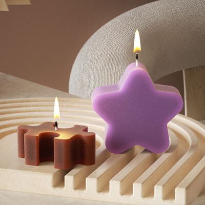 DIY Drip Glue Mold Elliptical Bone Puzzle Star Quadrilateral Rectangular Candle Fragrance Stone Soap Silicone Mold