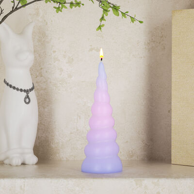 DIY Crystal Dropper Resin Spiral Unicorn Horn Christmas Reindeer Horn Candle Gypsum Silicone Mold