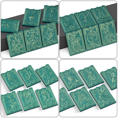 DIY Crystal Dropping Glue Mold Tarot Game 24 Full Set Hanging Tag Silicone Mold