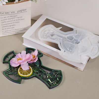 DIY Resin, Gypsum Angel, Michael Statue, Hanging Cross, Storage Dish, Silicone Mold