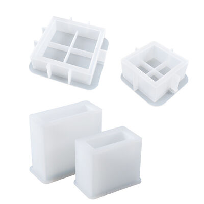 Crystal Dropper Resin DIY Grinding Tool Square Drawer Storage Box Silicone Mold Source Wholesale