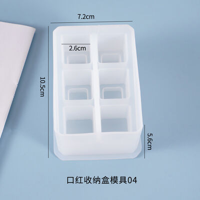 DIY Crystal Dropping Gel Mold Lipstick Storage Box Color Essence Storage Platform Decorative Mirror Silicone Mold
