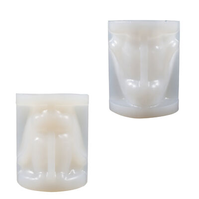 DIY Cross Border New Product Aromatherapy Gypsum Big Ears Long Hair Rabbit Candle Ornament Silicone Mold