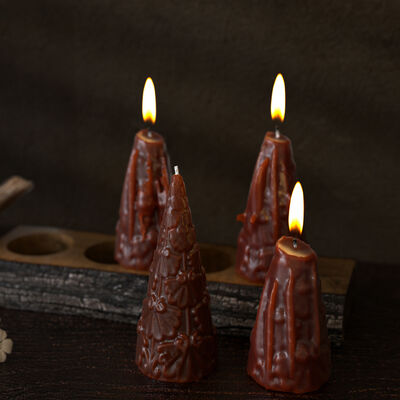 Cone Butterfly Pattern Drop Glue Mold DIY Aromatherapy Gypsum Ice Cream Tube Candle Ornament Silicone Mold